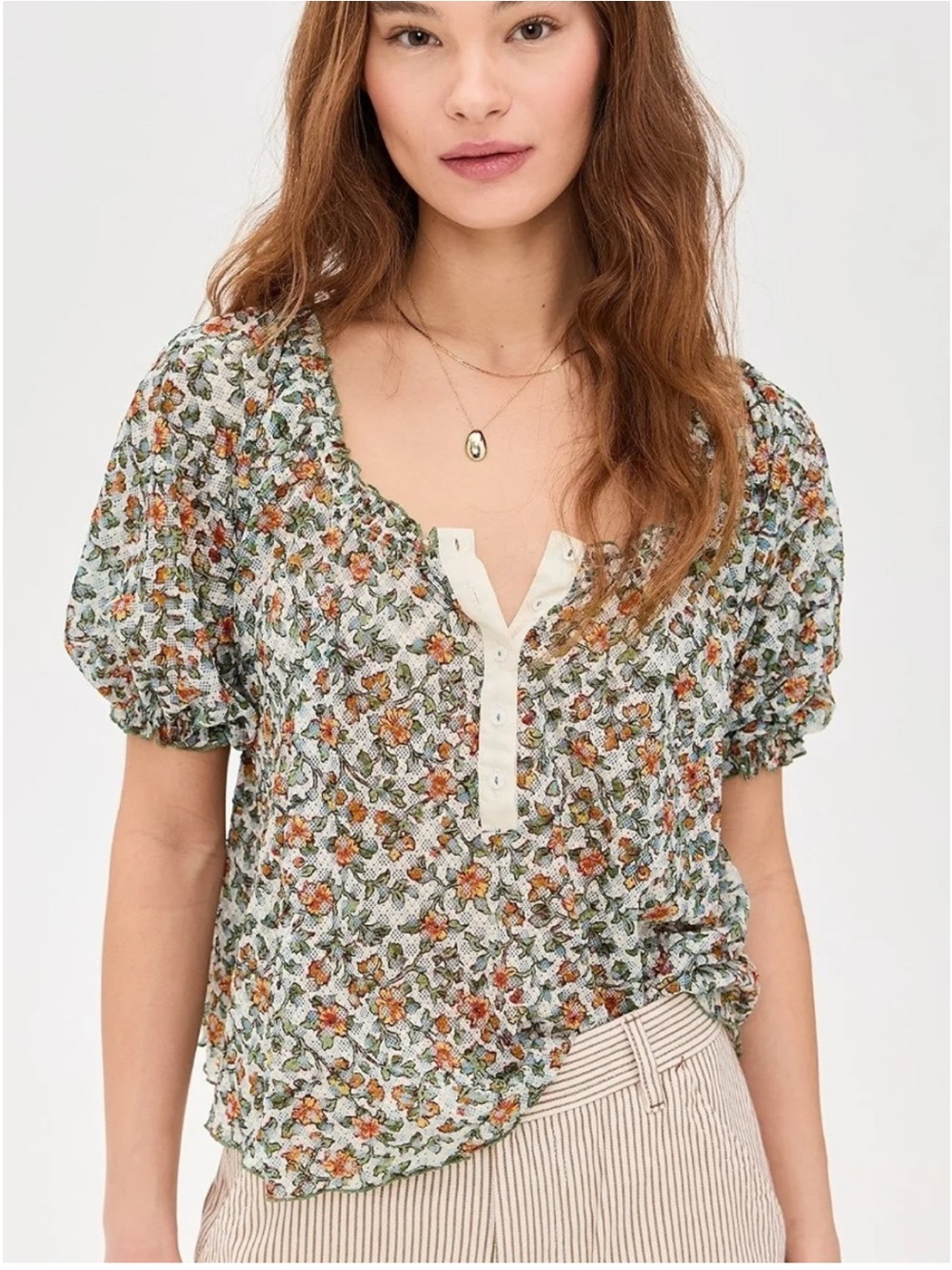 Free People Astra Peasant Top
